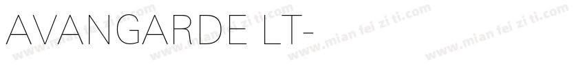 AVANGARDE LT字体转换